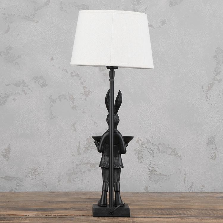 Настольная лампа с абажуром Заяц Table Lamp With Standing Hare