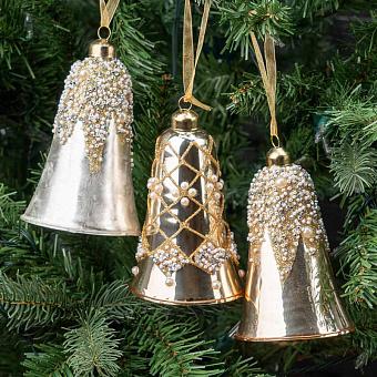 Set Of 3 Glass Bells 1 12 cm