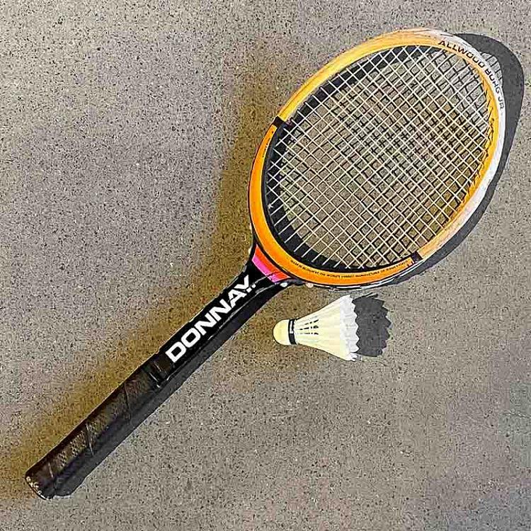 Винтажная ракетка и воланчик 5 Vintage Racket And Shuttlecock 5