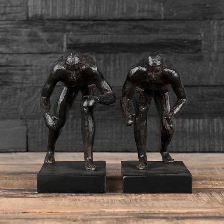 Набор из двух держателей для книг Борцы Bookend Wrestling Men