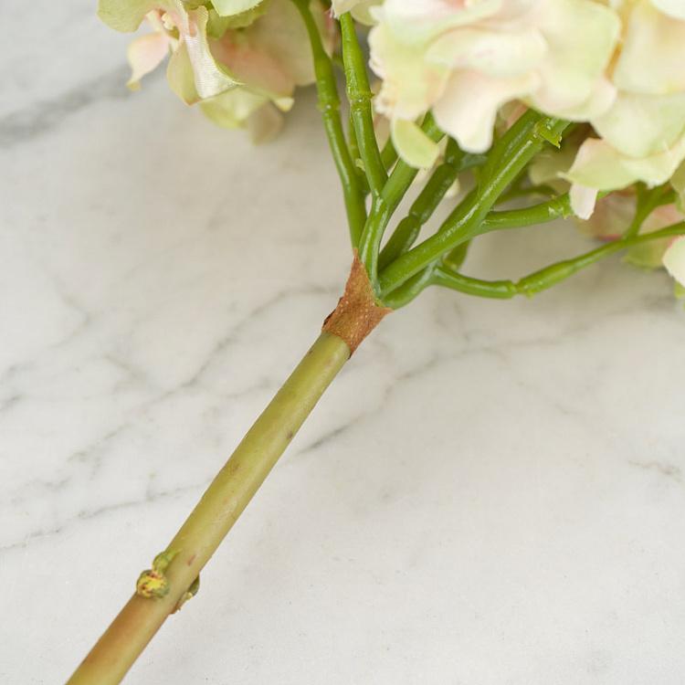 Искусственная гортензия нежно-розовая с лаймовым Hydrangea Pale Pink With Pale Lime 47 cm