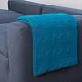 Плед Messina Knit Throw Royal Blue