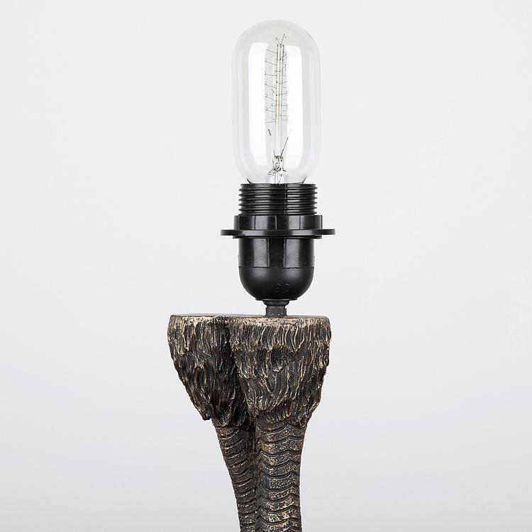 Настольная лампа с синим абажуром Кондор Lamp Anda With Shade