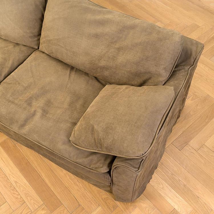 Трёхместный кожаный диван Луизиана Louisiana 3 Seater Leather RM