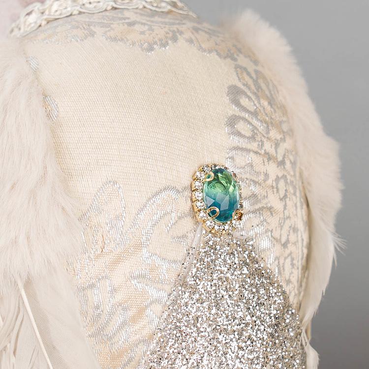 Статуэтка Павлин с золотой короной, M Peacock With Golden Crown Medium