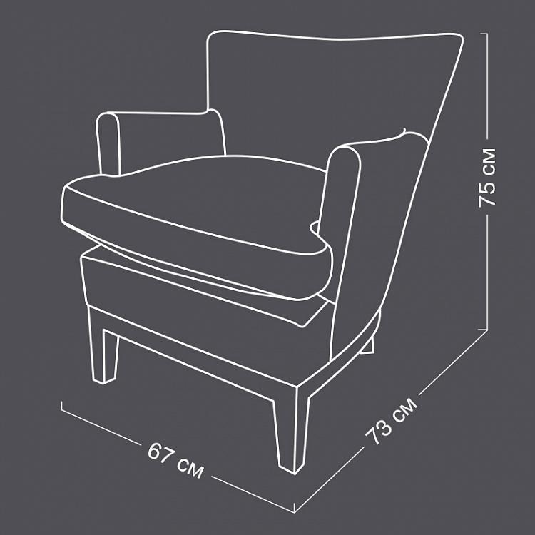 Кресло Профессор КоМоК (Компакт Модерн Классик) Бейсбол F287 Comoc Professor Armchair With Baseball Stitch