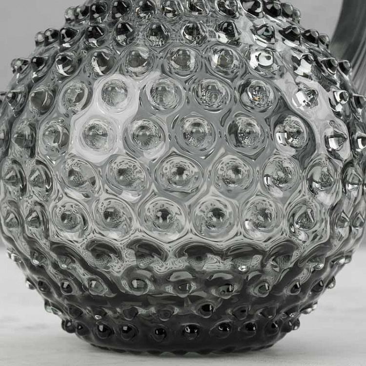 Серо-зелёный кувшин Диамант Pitcher Hobnail Sage Grey Large