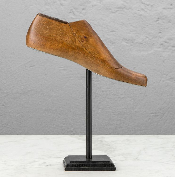 Cтатуэтка на подставке Обувная колодка Shoe Mull, Red Antique
