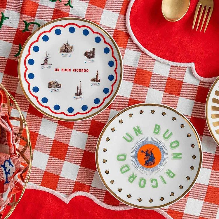 Тарелка для хлеба Хорошие воспоминания Давид Un Buon Ricordo Bread Plate David