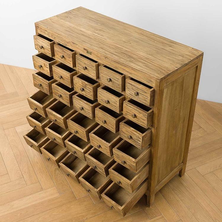 Комод с тридцатью ящиками Мерсери Mercerie Sideboard With 30 Drawers