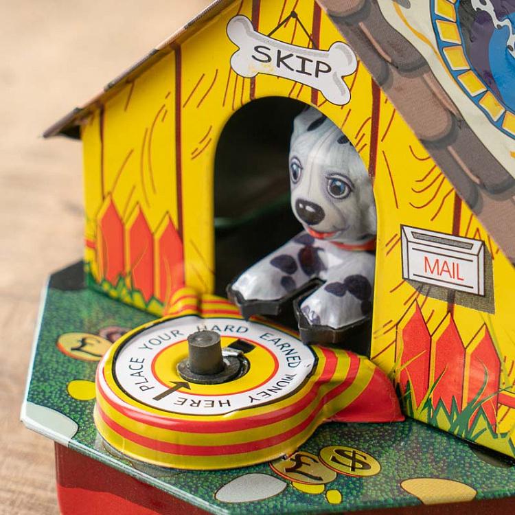 Механическая копилка Конура Mechanical Money Bank Doghouse