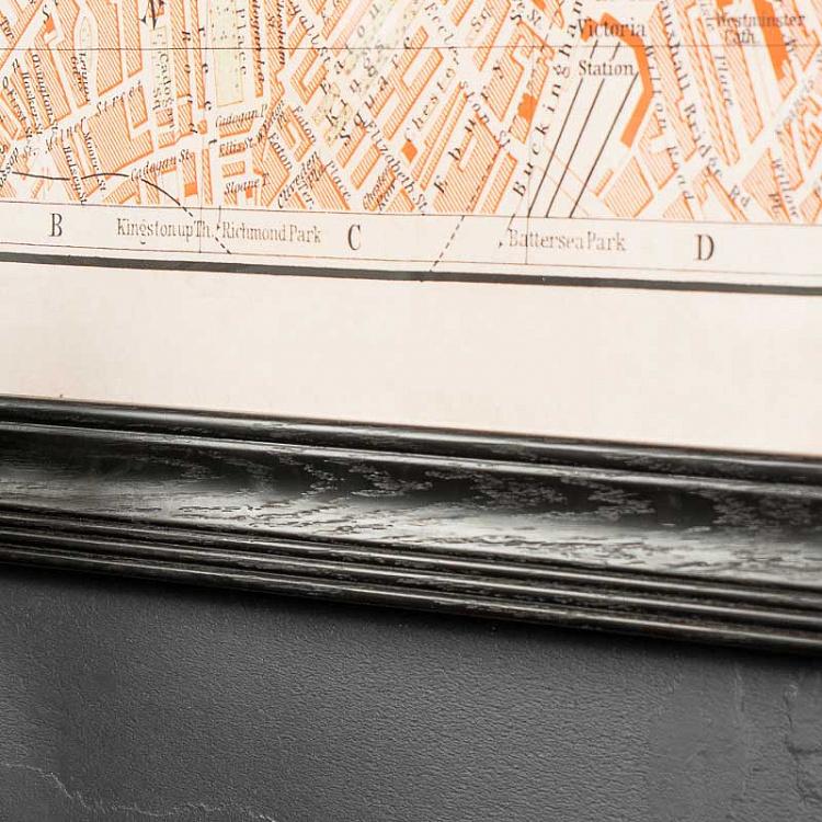 Картина-принт Карта Лондона, L Map London Large