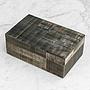 Шкатулка Emir Horn Box Grey And Black Large