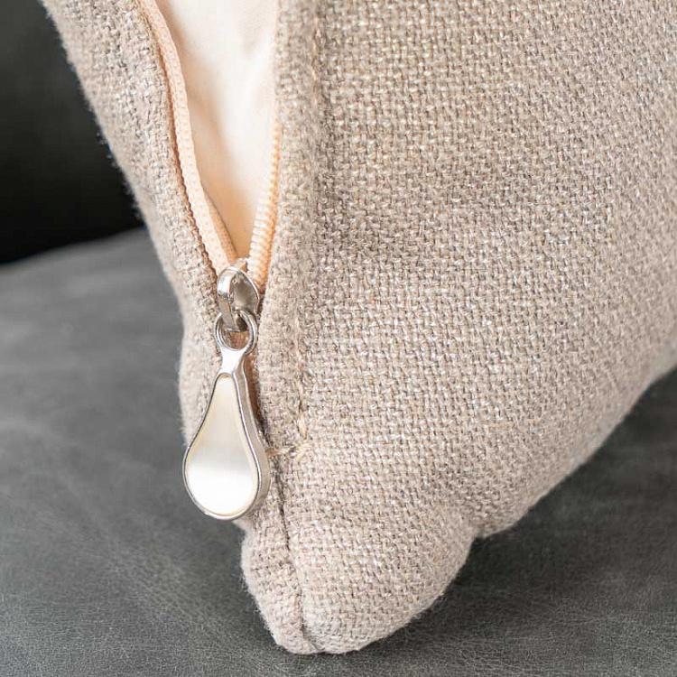 Декоративная льняная подушка 62 62 Cushion