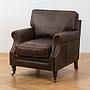 Кресло John Armchair, Red Brown Wood D