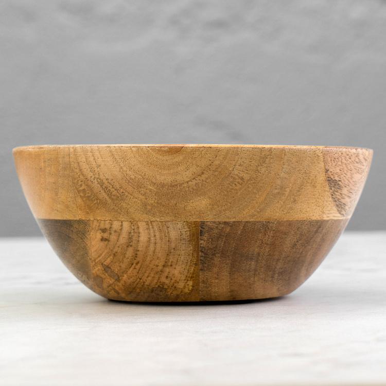 Пиала из дерева манго Крабы, M Crabes Mango Wood Bowl Medium