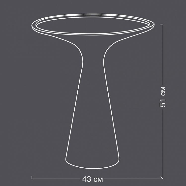 Журнальный стол Гриб, L Mushroom Wood Table Big