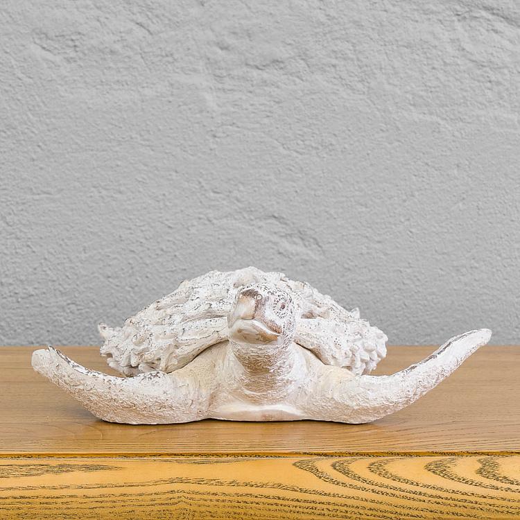 Статуэтка коралловая Черепаха Coral Look Sea Turtle White