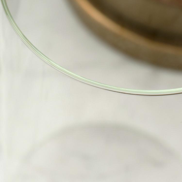 Подсвечник из состаренного металла в виде фонаря Aged Copper Metal Lantern