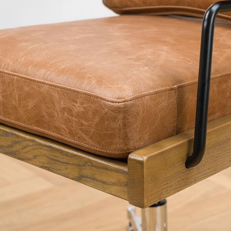 Рабочее кресло Архитектор, светлый ясень Architect Office Chair, Ash Ochre Brown