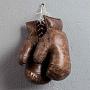 Кожаные боксёрские перчатки Sport Boxing Gloves Pair, Vintage Cigar