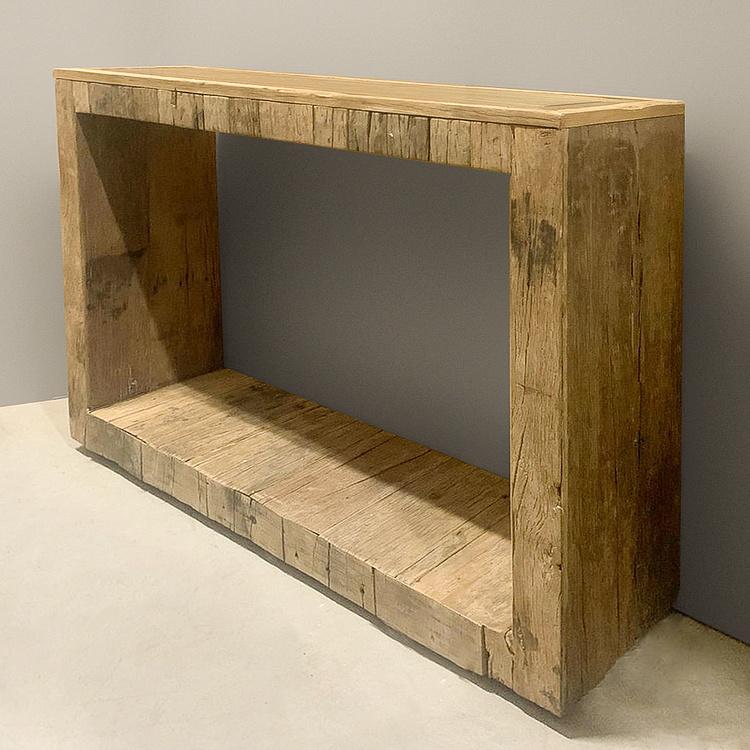 Консольный стол с латунной пластиной Корпус 2 Corpus Console With Brass 2