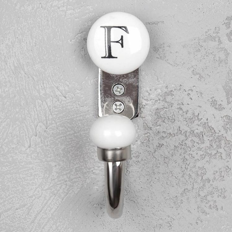 Крючок с буквой F Alphabet Hook F