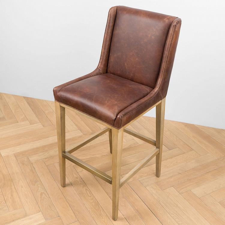 Барный стул Маргарита, светлые ножки Margarita Barstool, Oak Brown