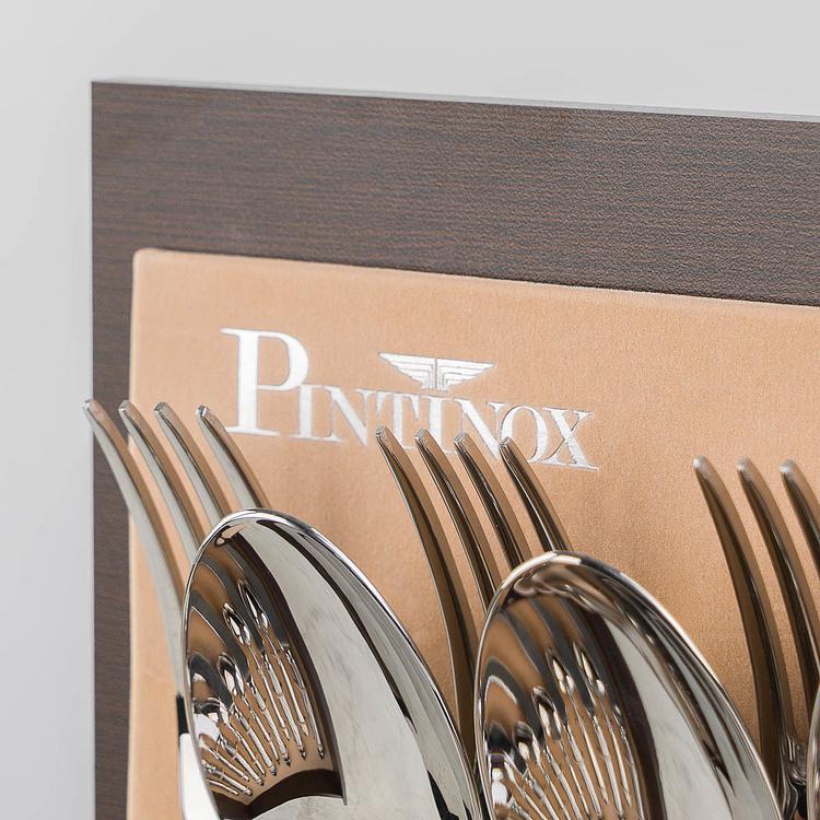 Набор Эллада из 24 столовых приборов на 6 персон по 4 предмета в деревянной коробке Set Of 24 Cutlery Pieces Ellade Wooden Box