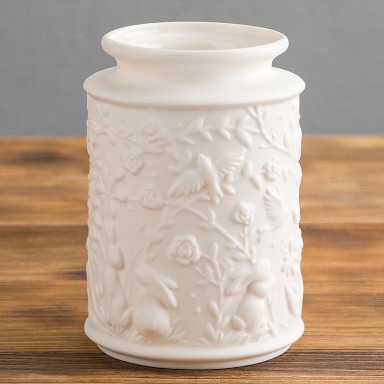 Ёмкость для хранения цвета слоновой кости Сказочный сад Pot Fairy Garden Ivory