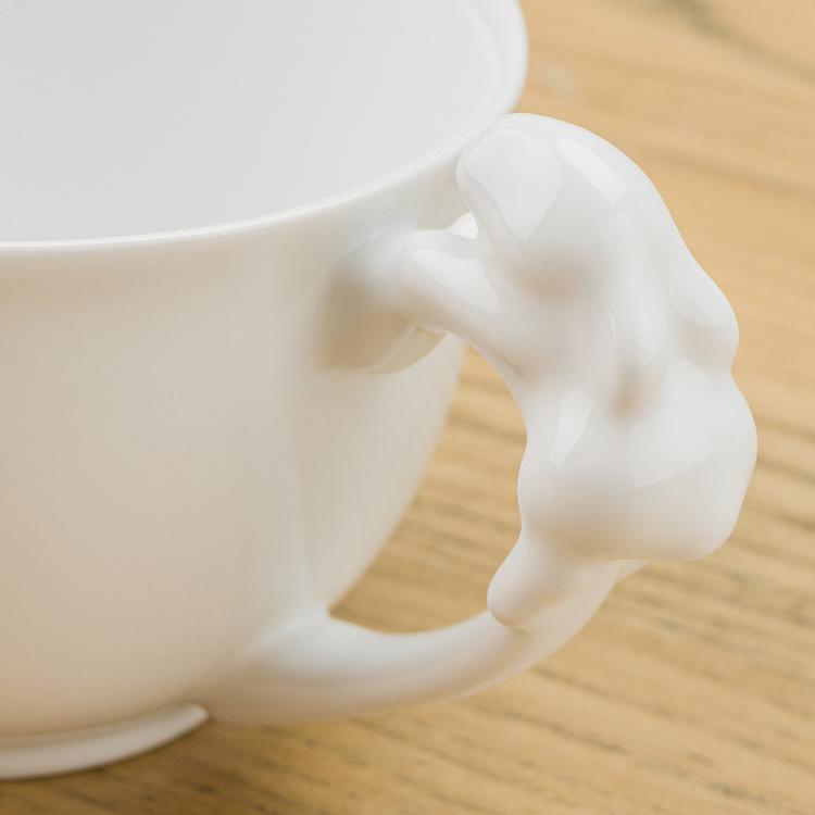 Чайная пара Белый кролик White Rabbit Tea Cup And Saucer