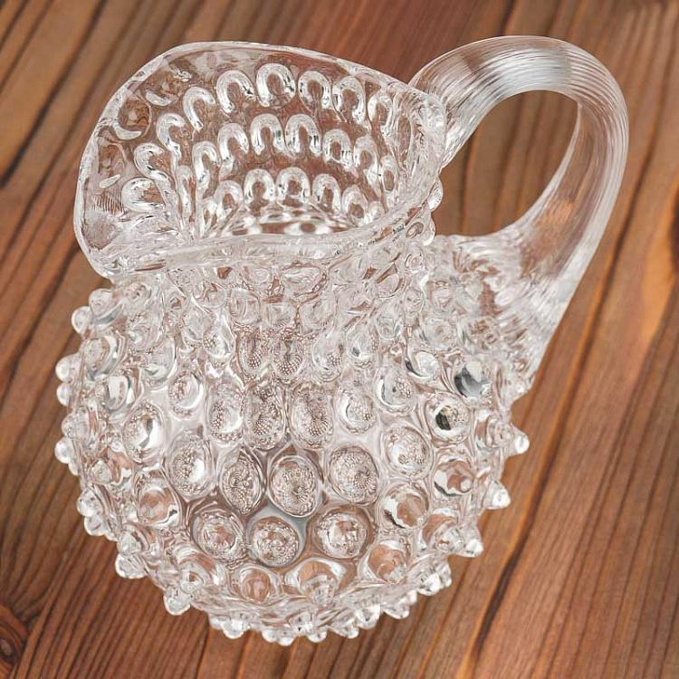 Прозрачный кувшин Диамант, S Pitcher Hobnail Clear Small