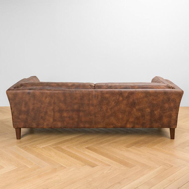Трёхместный диван Верона, тёмные ножки Verona 3 Seater, Oak Dark Brown