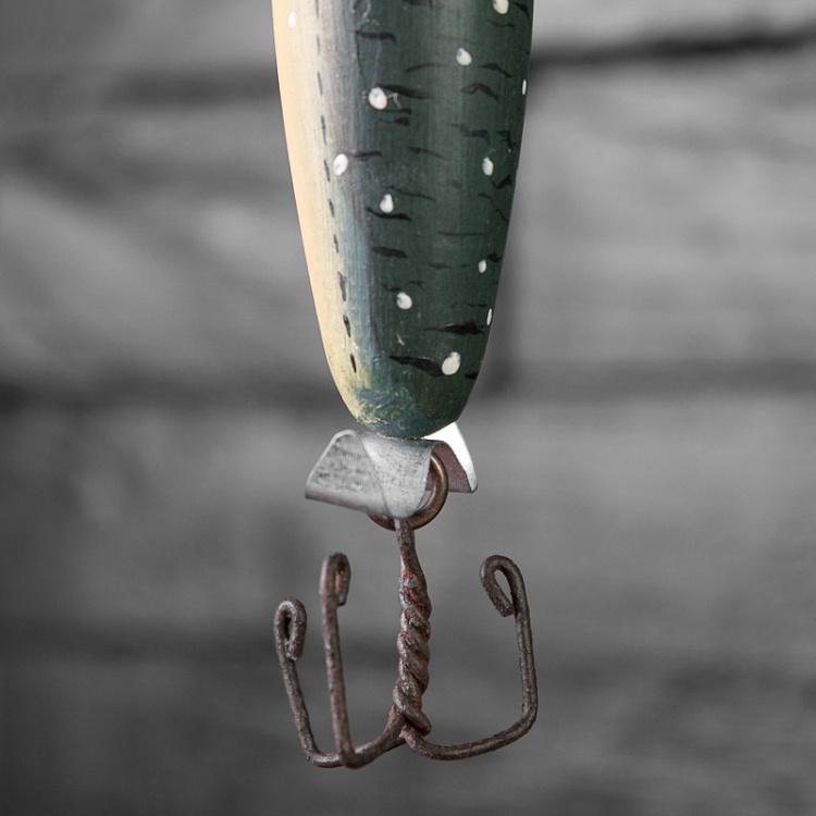 Подвесное украшение Приманка с белыми пятнами Hanging Lure Green White Dots