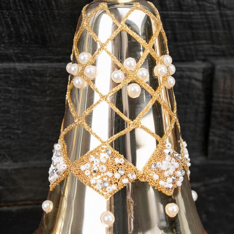 Набор из двух ёлочных игрушек Стеклянные колокольчики 2 Set Of 2 Glass Bells 2 12 cm