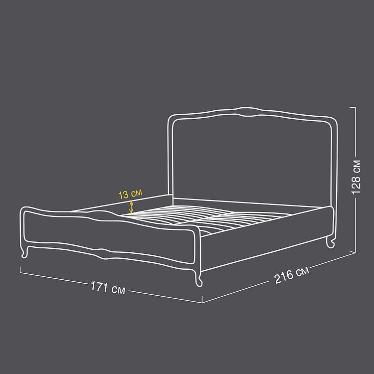 Полутороспальная кровать Мари Marie Bed