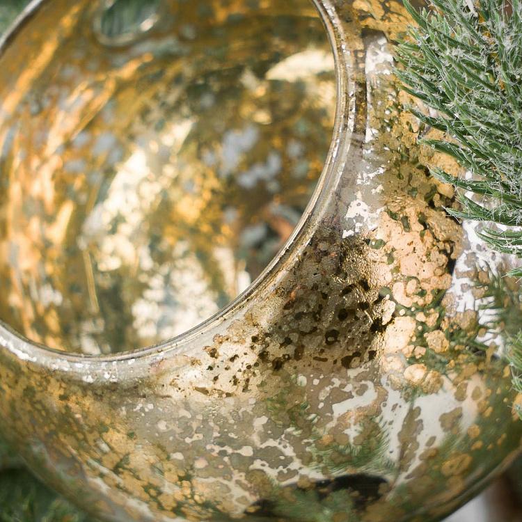 Круглый подвесной подсвечник Волшебница Hanging Round Candlestick Antique Silver