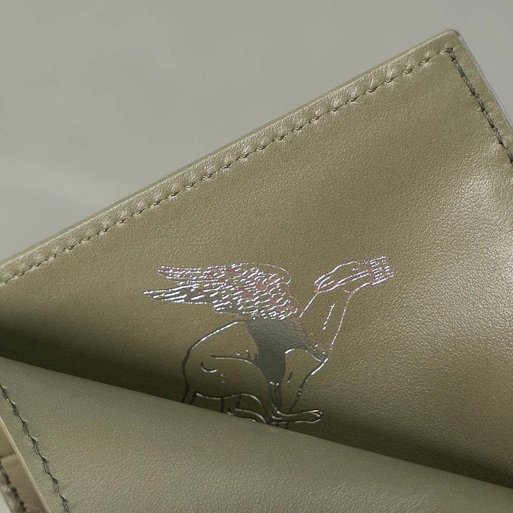 Кожаный картхолдер Двойная Вселенная Double Universe Cardholder