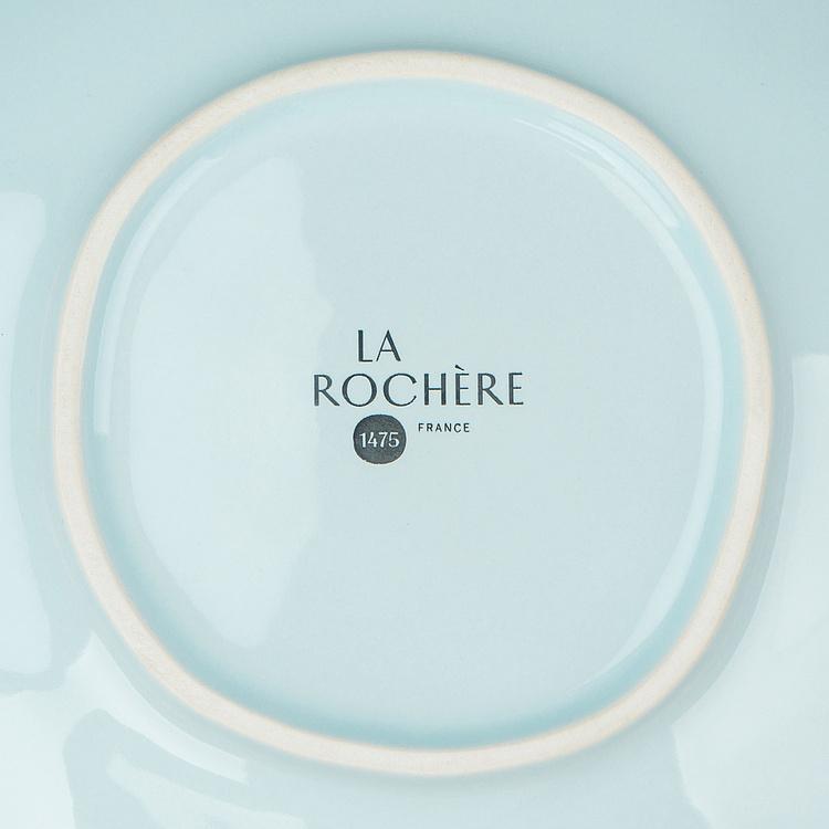 Голубая тарелка для пасты Пчёлы Abeille Ceramic Blue Pasta Plate