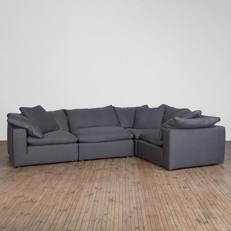 Угловой модульный диван Лашес 2, S Luscious Group Small 2