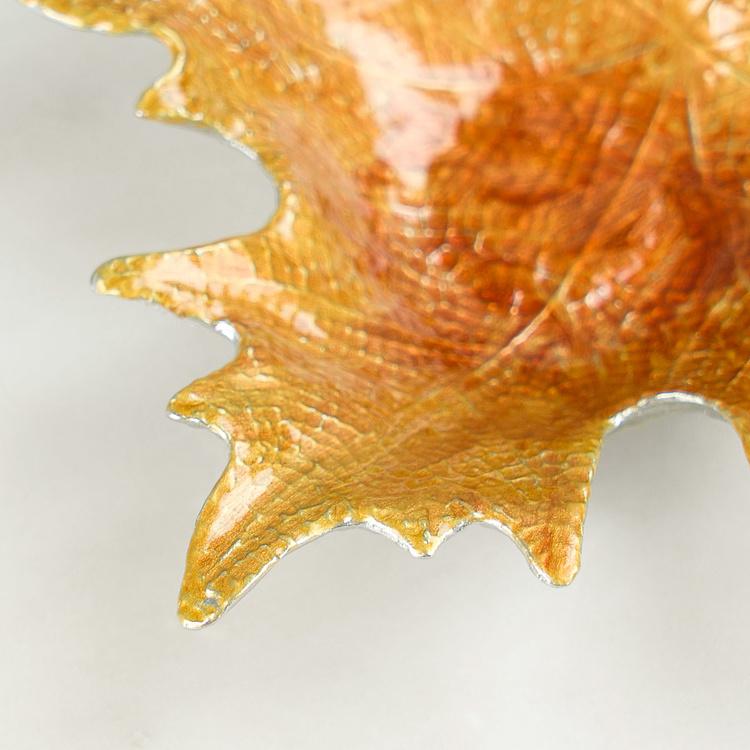 Подставка для мелочей Осенний лист 1 Autumn Trinket Tray 1