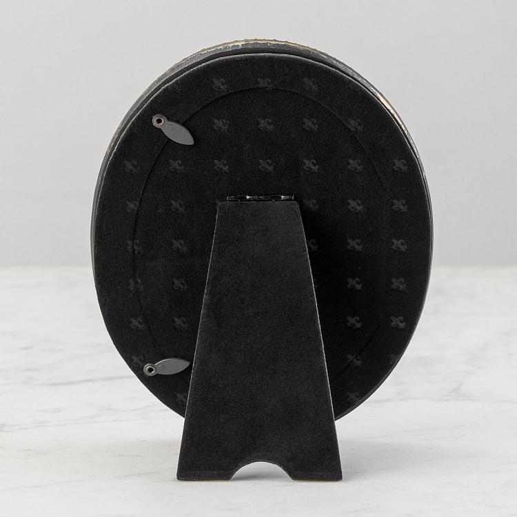 Рамка для фото Овальная с орнаментом Oval Rock Photo Frame