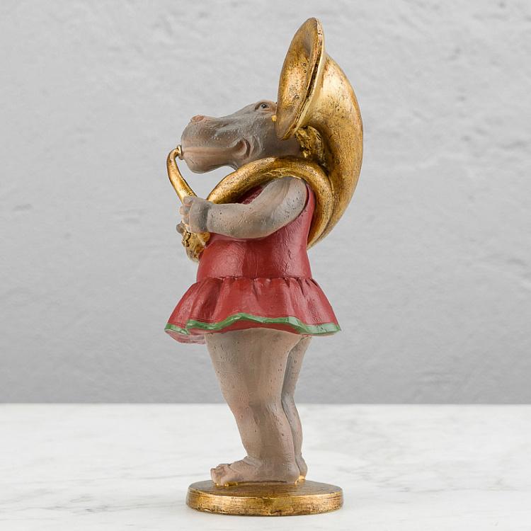 Статуэтка Миссис Гиппо с трубой Mrs Hippo With Tuba