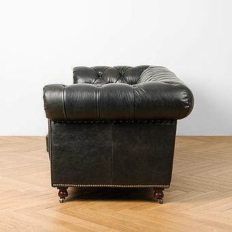 Трёхместный диван Regent 3 Seater RM натуральная кожа Old Kaprys