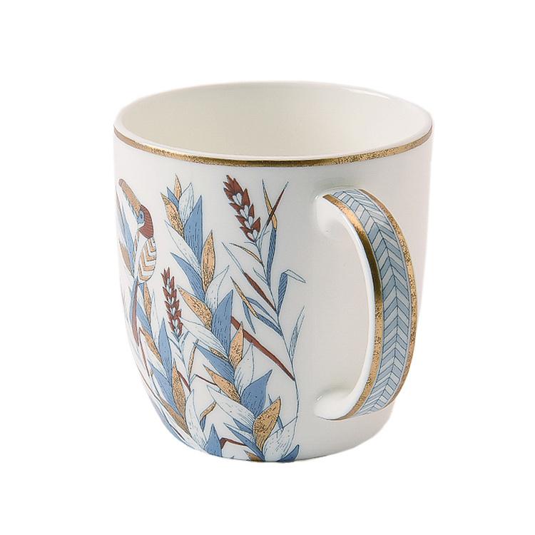 Белая кружка с туканом Африка Africa Cup Toucan White