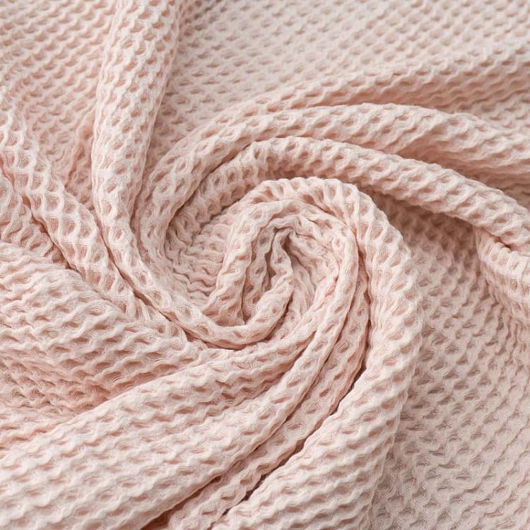 Перламутрово-розовое вафельное банное полотенце Модал 76x142 см Modal Waffle Bath Towel Shell 76x142 cm