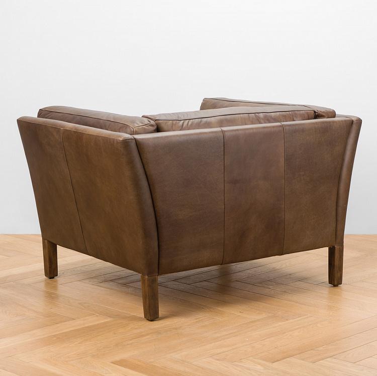 Кресло Линкольн, серо-коричневые ножки Lincoln 1 Seater, Truffle Grey Oak PF