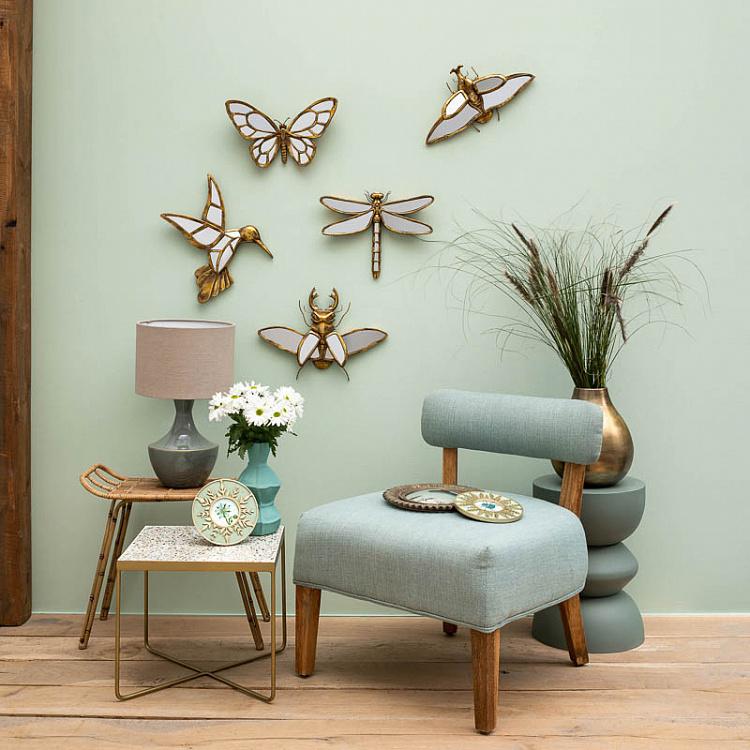 Настенное украшение с зеркалами Колибри Colibri Wall Deco With Mirrors