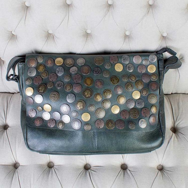 Кожаная мужская сумка Холмс, L TO Holmes Merchant Messenger Large