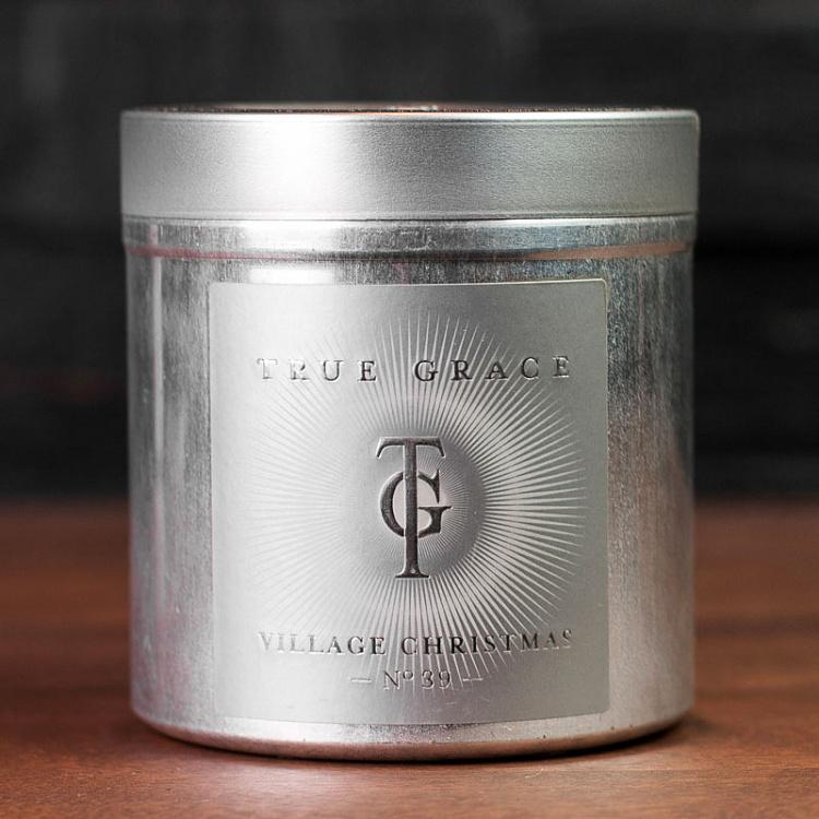 Аромасвеча в жестяном стаканчике Рождество в деревне Candle In Tin Village Christmas